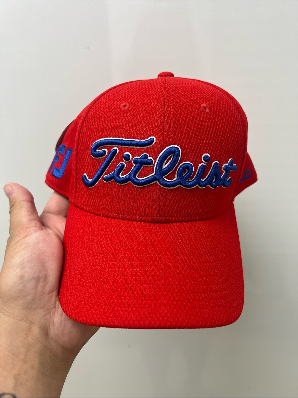 Titleist Red Embroidered Golf Hat